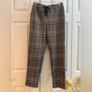 Fall/spring comfy plaid design pants